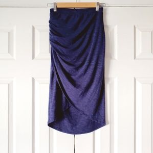 Ruched Anthro Skirt
